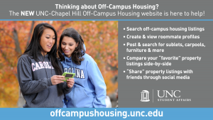 Off-Campus Housing Information Graphic