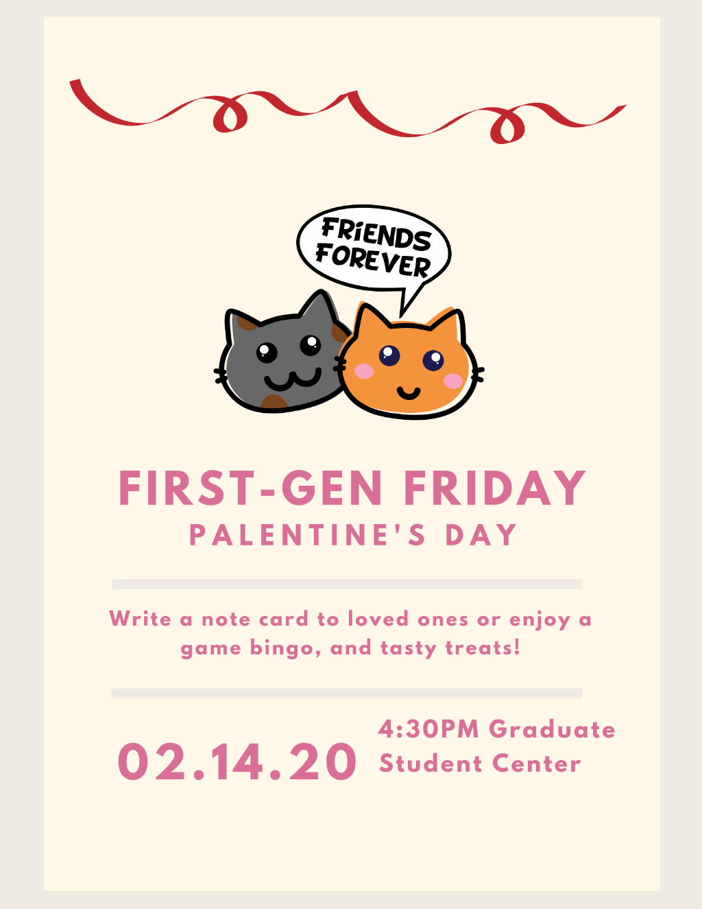 First-gen Friday February Palentines Event